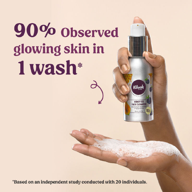 Honey Fix Face Wash To Treat Acne, Control Oil & Balance Ph With Honey & Papaya Extract