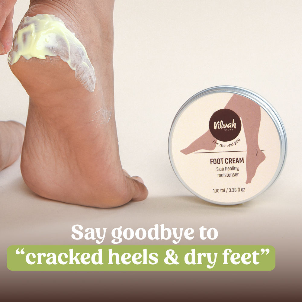 Foot Cream For Cracked, Chapped Or Calloused Feet helps Moisturize & Soften Rough Heels