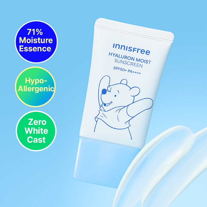 Hyaluron Moist Sunscreen SPF 50+ PA++++, Lightweight UV Protection