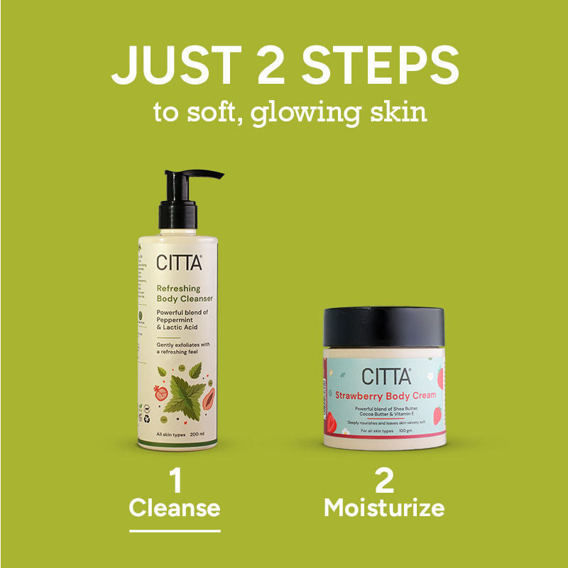 Refreshing Body Cleanser With Lactic Acid (AHA) Smoothens Skin & Maintains Hydration