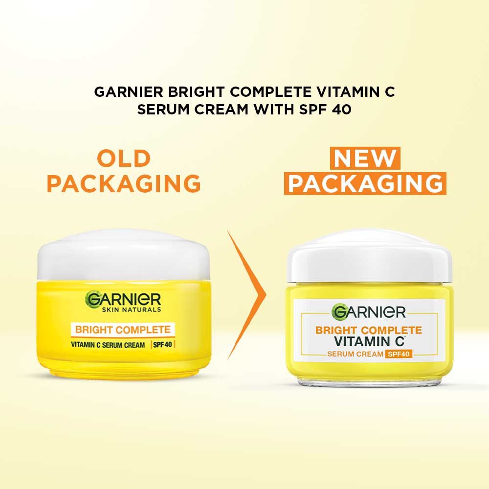 Garnier Bright Complete Vitamin C SPF40/PA+++ Serum Cream