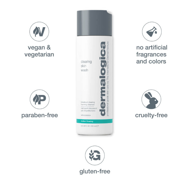 Clearing Skin Wash For Oily & Acne-prone Skin With Salycylic Acid & Lavendar