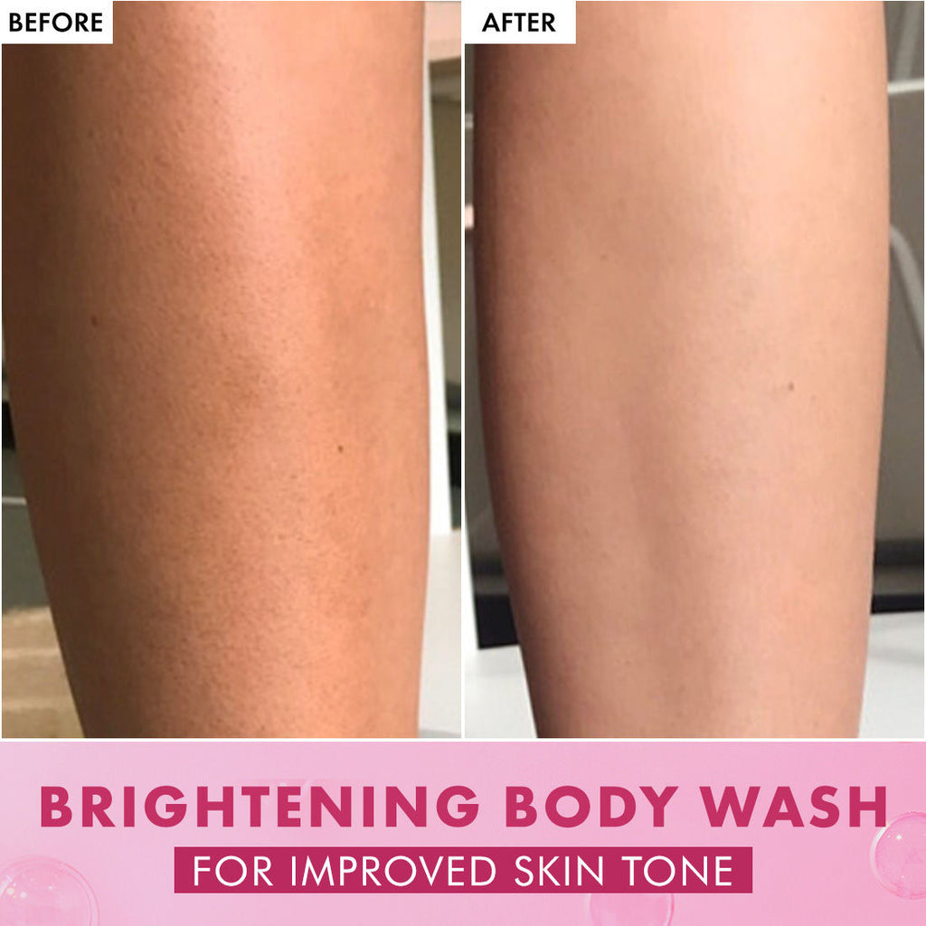 Brightening Body Wash 5% Niacinamide & Raspberry Boosts Glow, 5% Glycerine Softens Skin