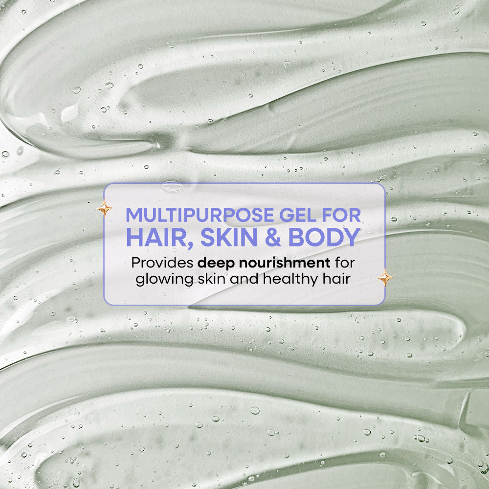 Nykaa Naturals Aloe Vera Gel - Hydrates & Soothes Skin, Repairs and Nourishes Hair for Healthy Glow