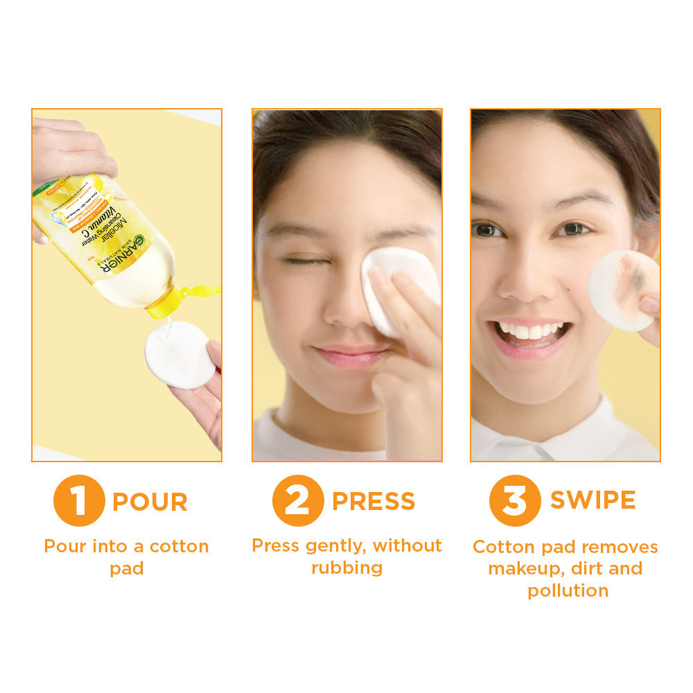 Vitamin C Micellar Water - Removes Makeup, dust & impurities For Dull Skin
