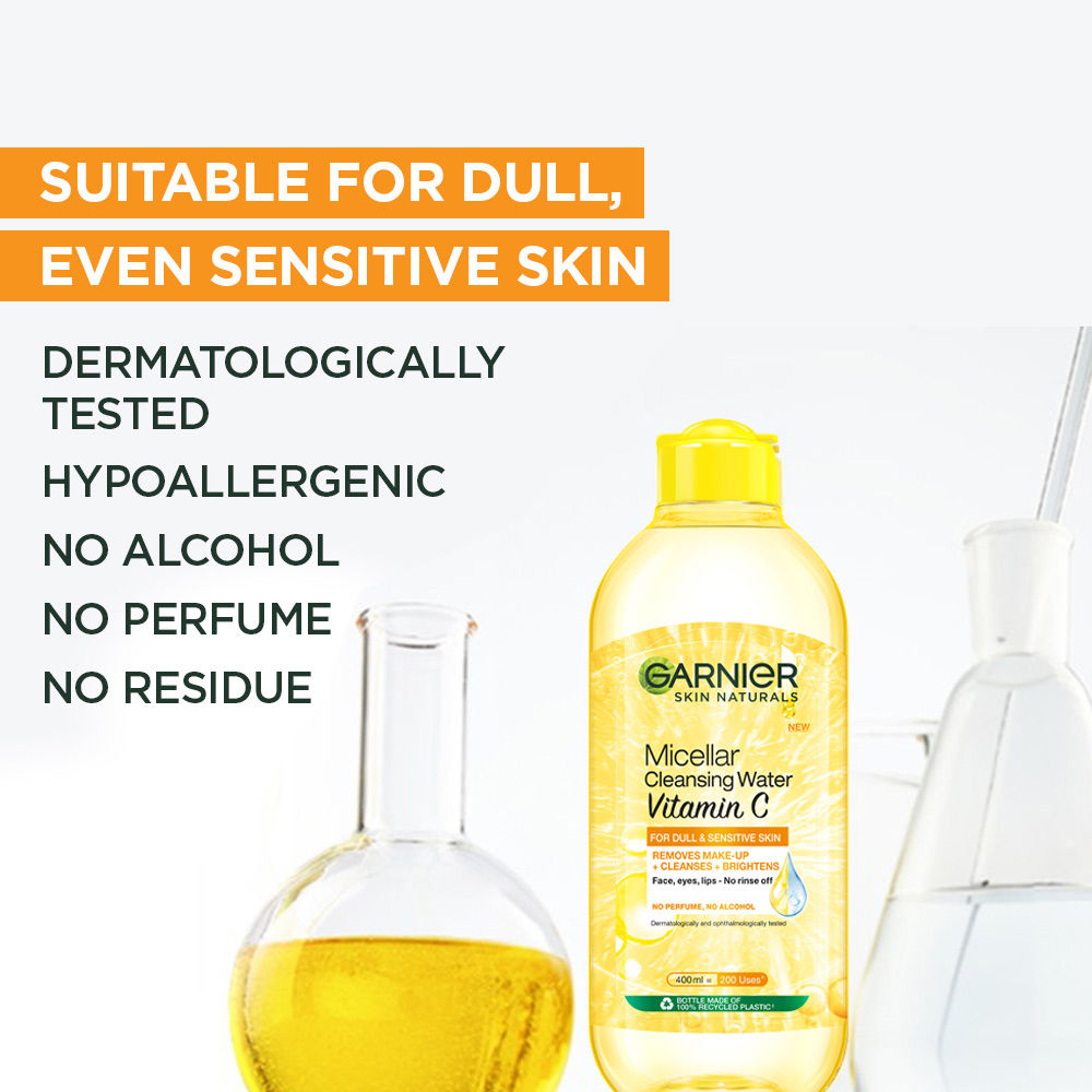 Vitamin C Micellar Water - Removes Makeup, dust & impurities For Dull Skin