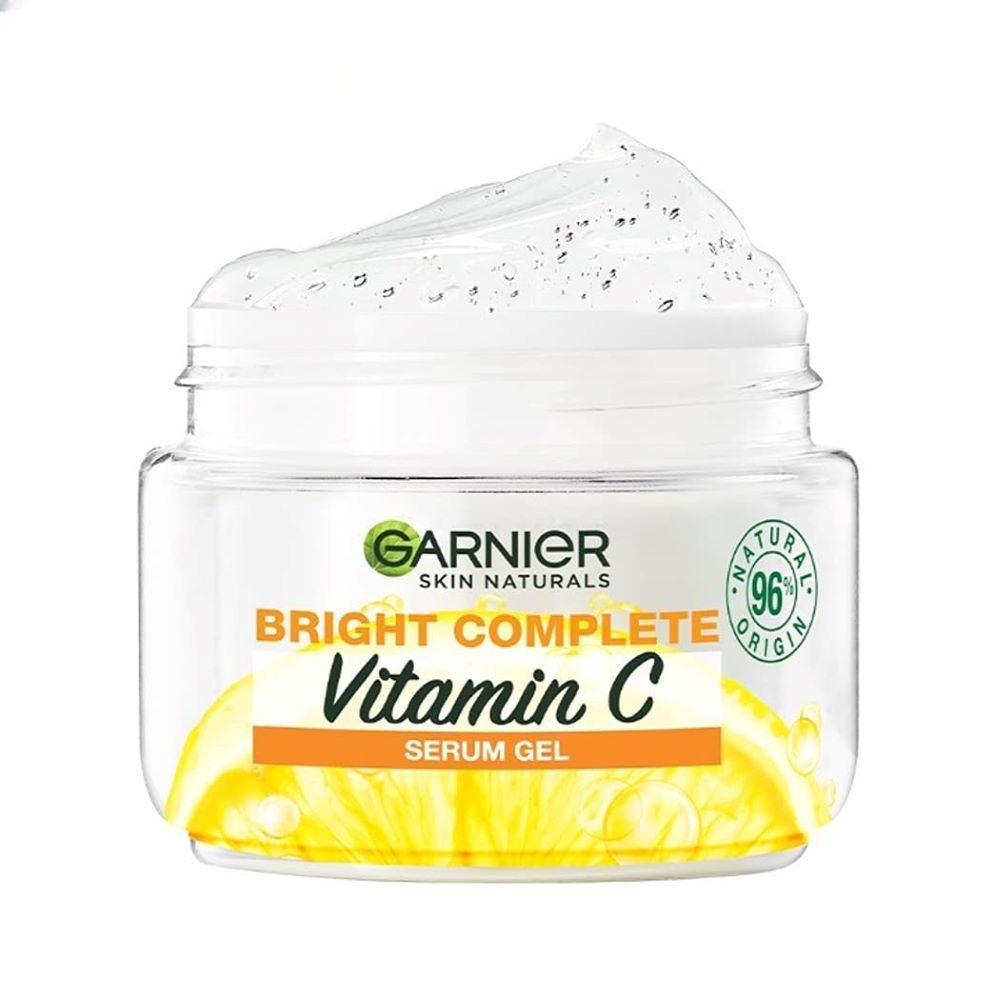 Garnier Bright Complete Vitamin C Serum Gel With Vitamin C Cream For Instant Brighter Skin