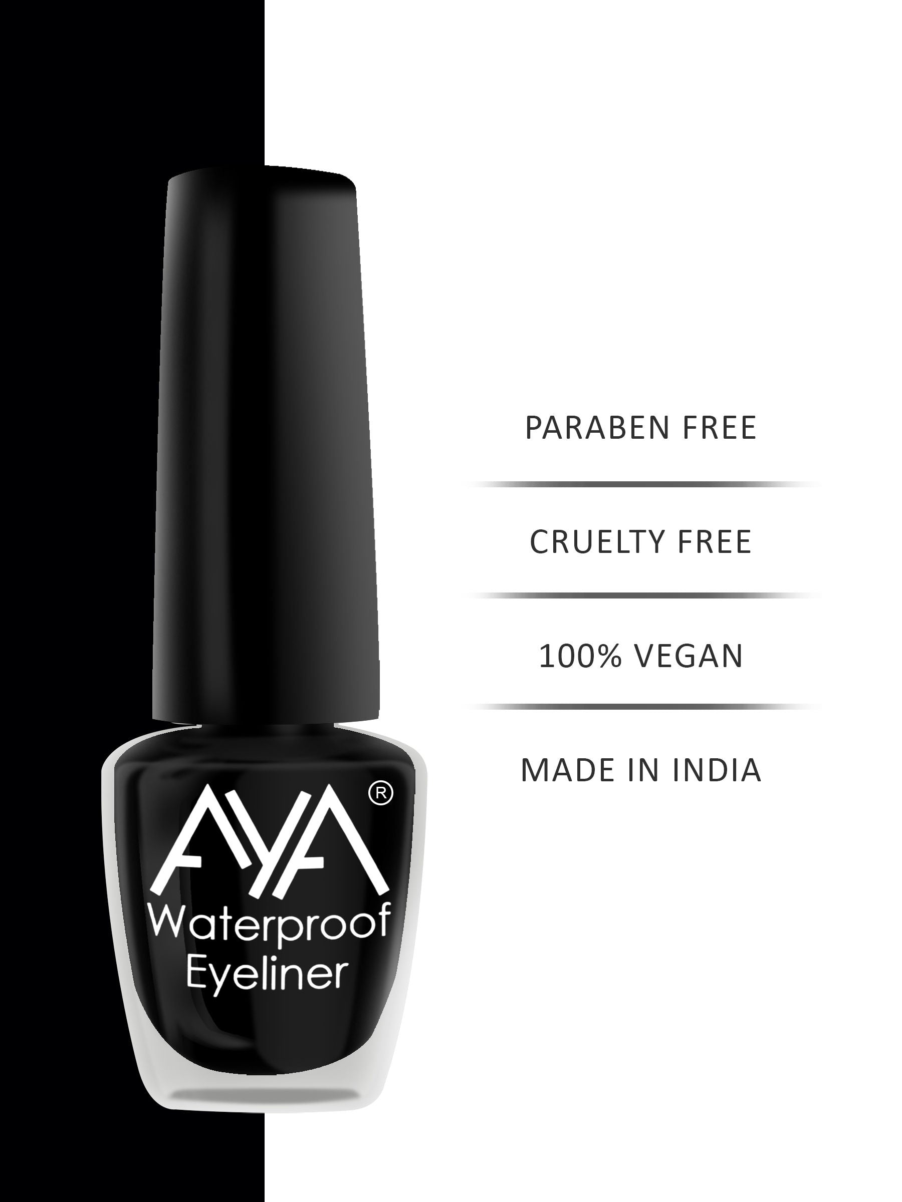24 Hrs Long Lasting & Waterproof Eyeliner - Black