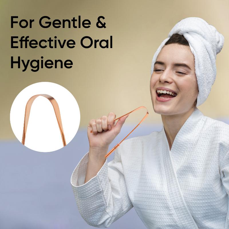 EasyGlide Tongue Cleaner Scaper Copper TCC-02