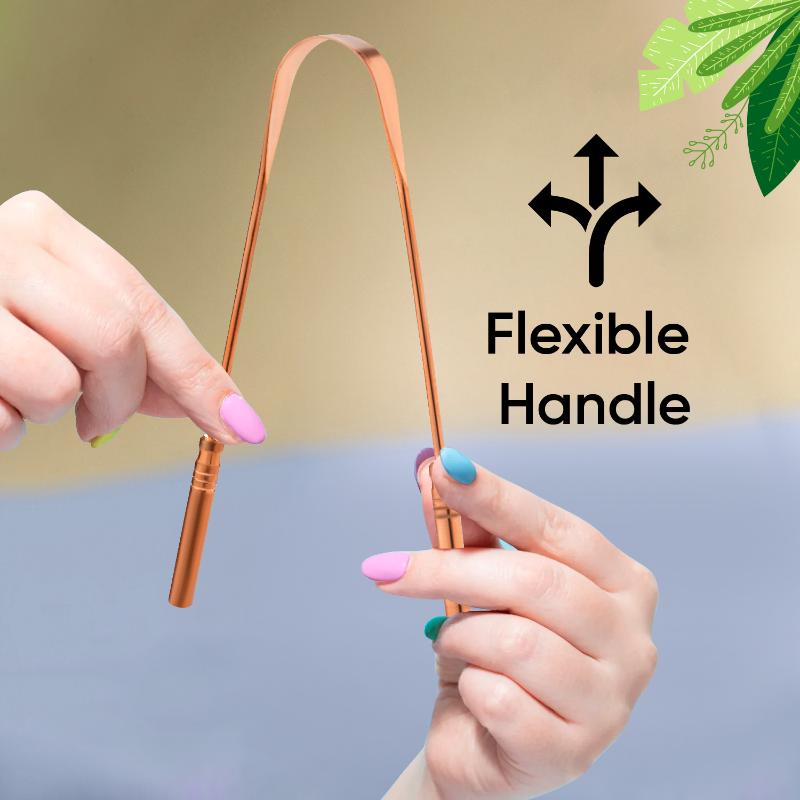 EasyGlide Tongue Cleaner Scaper Copper TCC-02