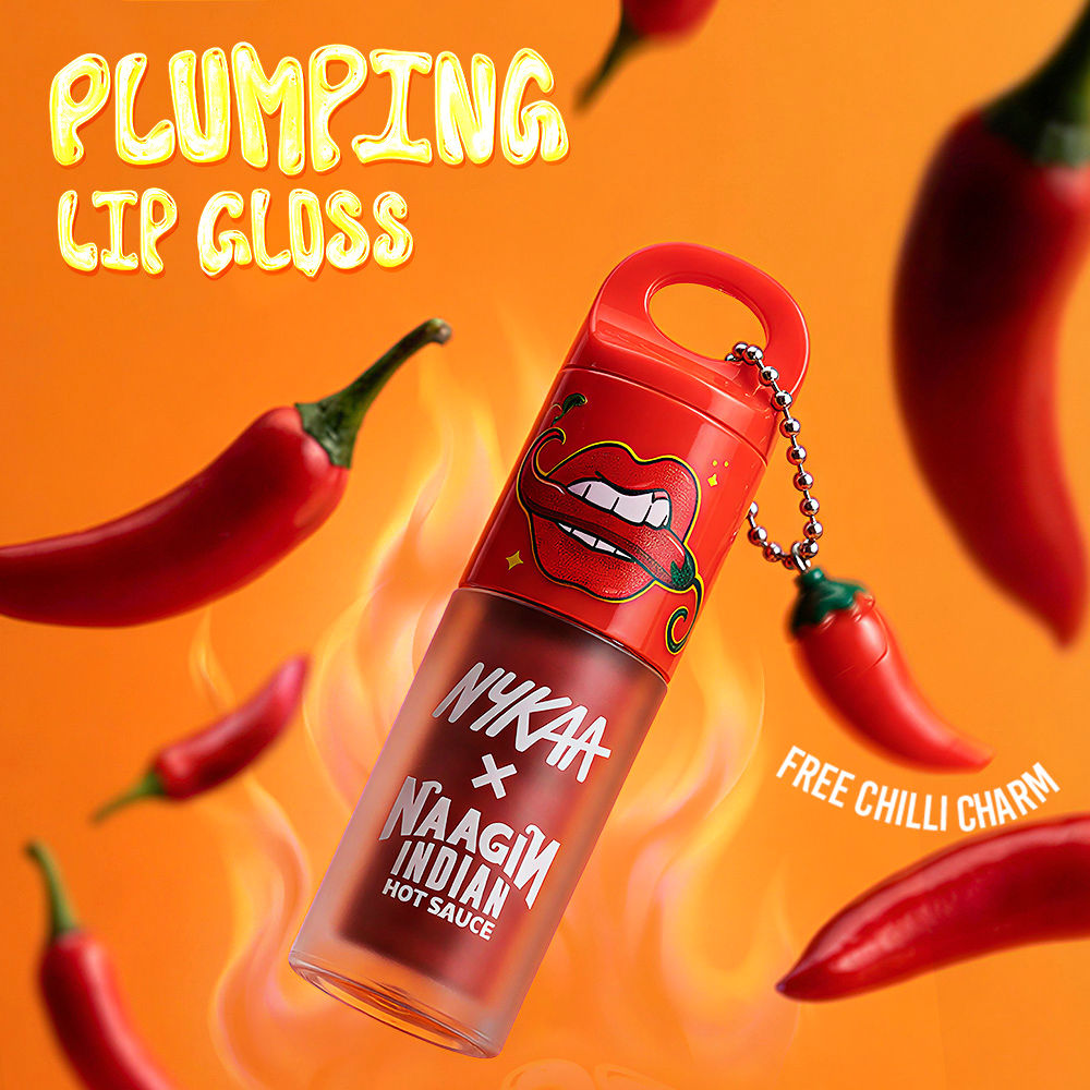 X Naagin Hot Sauce Plumping Lip Gloss