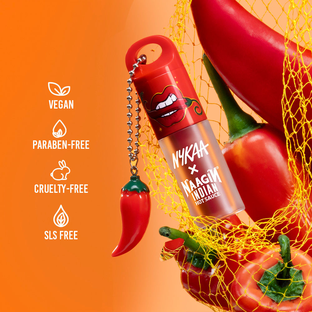X Naagin Hot Sauce Plumping Lip Gloss