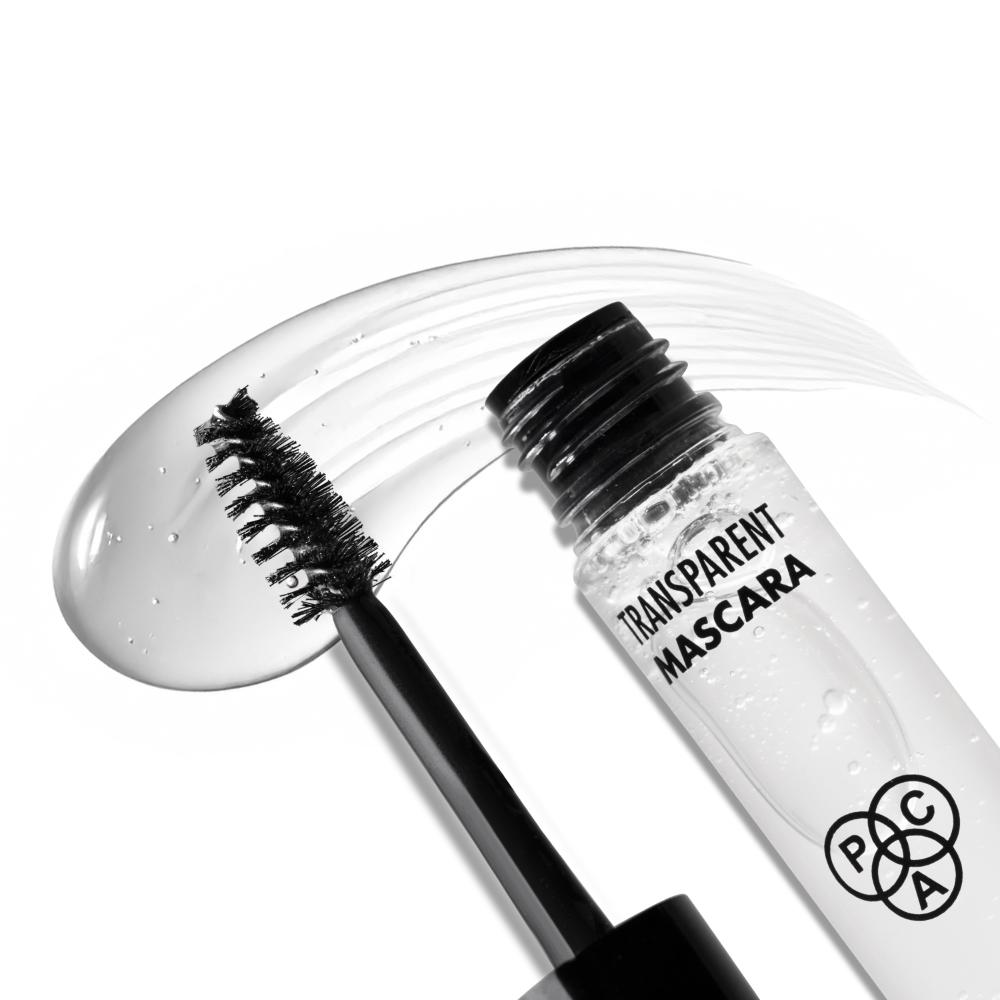 Transparent Mascara - Holds Lashes & Eyebrows All Day Long, Clump-Free & Clear Gel Mascara