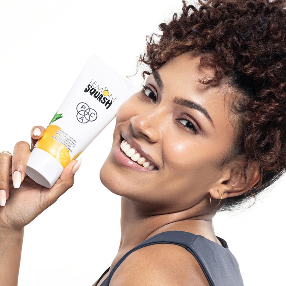 Lemon Squash Exfoliator - Gentle Lightweight Exfoliater, Unclogs Pores, Adds Instant Freshness