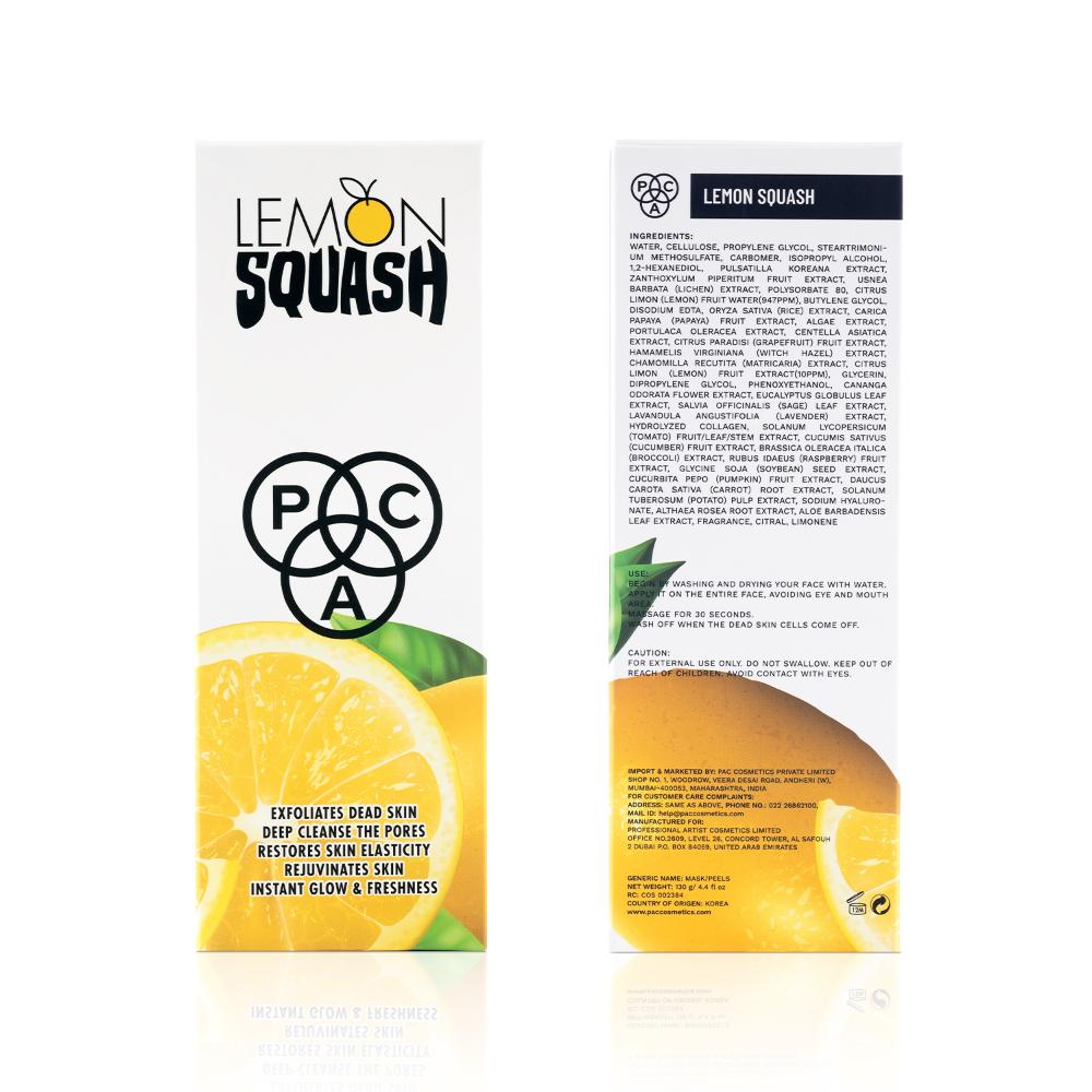 Lemon Squash Exfoliator - Gentle Lightweight Exfoliater, Unclogs Pores, Adds Instant Freshness
