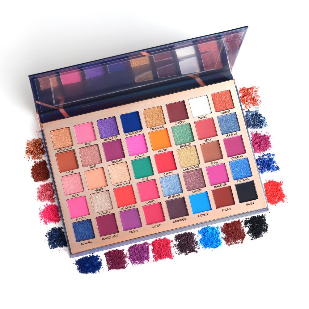 Vibe Eyeshadow Palette X40 Season 2 - Blendable Formula, Intense Color Payoff, Richly Pigmented
