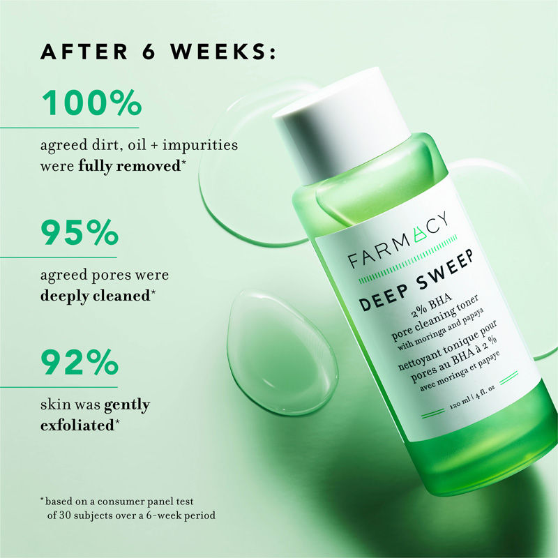 Deep Sweep 2% BHA Pore Cleaning Toner With Salicylic Acid & Moringa Water
