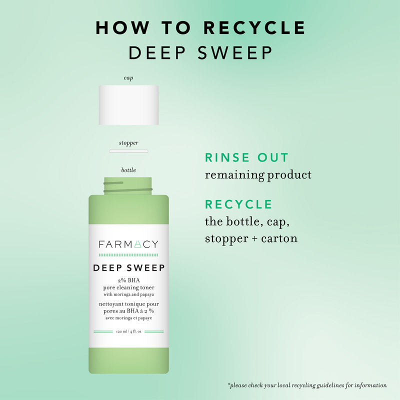 Deep Sweep 2% BHA Pore Cleaning Toner With Salicylic Acid & Moringa Water