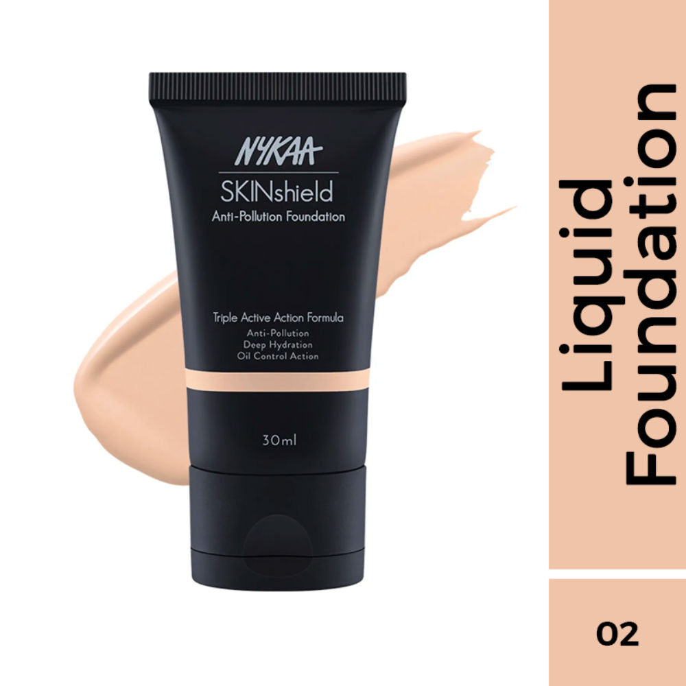 SkinShield Anti-Pollution Matte Foundation - Very Vanilla 02