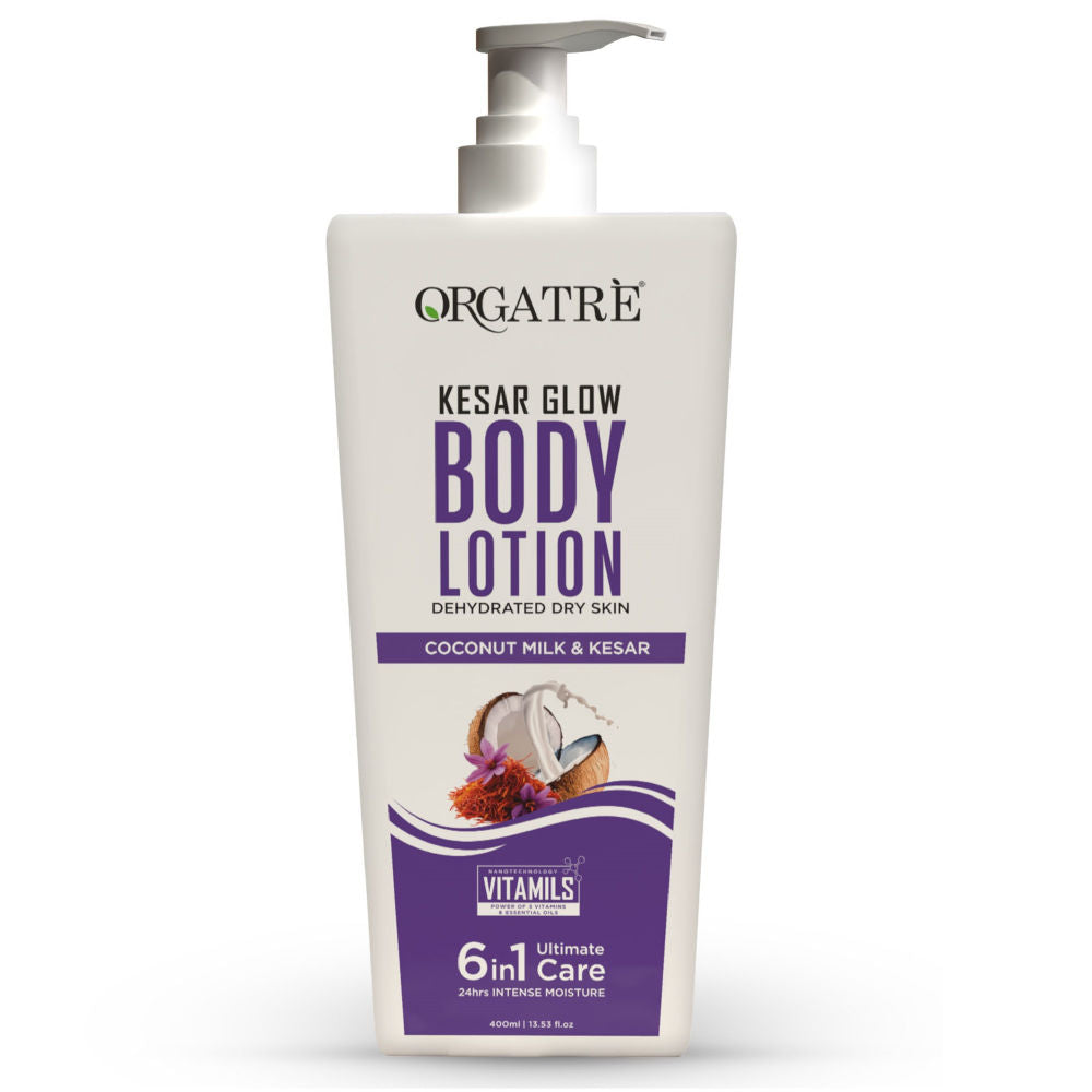 Body Lotion Dry Skin 6In1 Care Vit-E, Kesar For 24H Intense Nourished & Smooth & Glow Skin