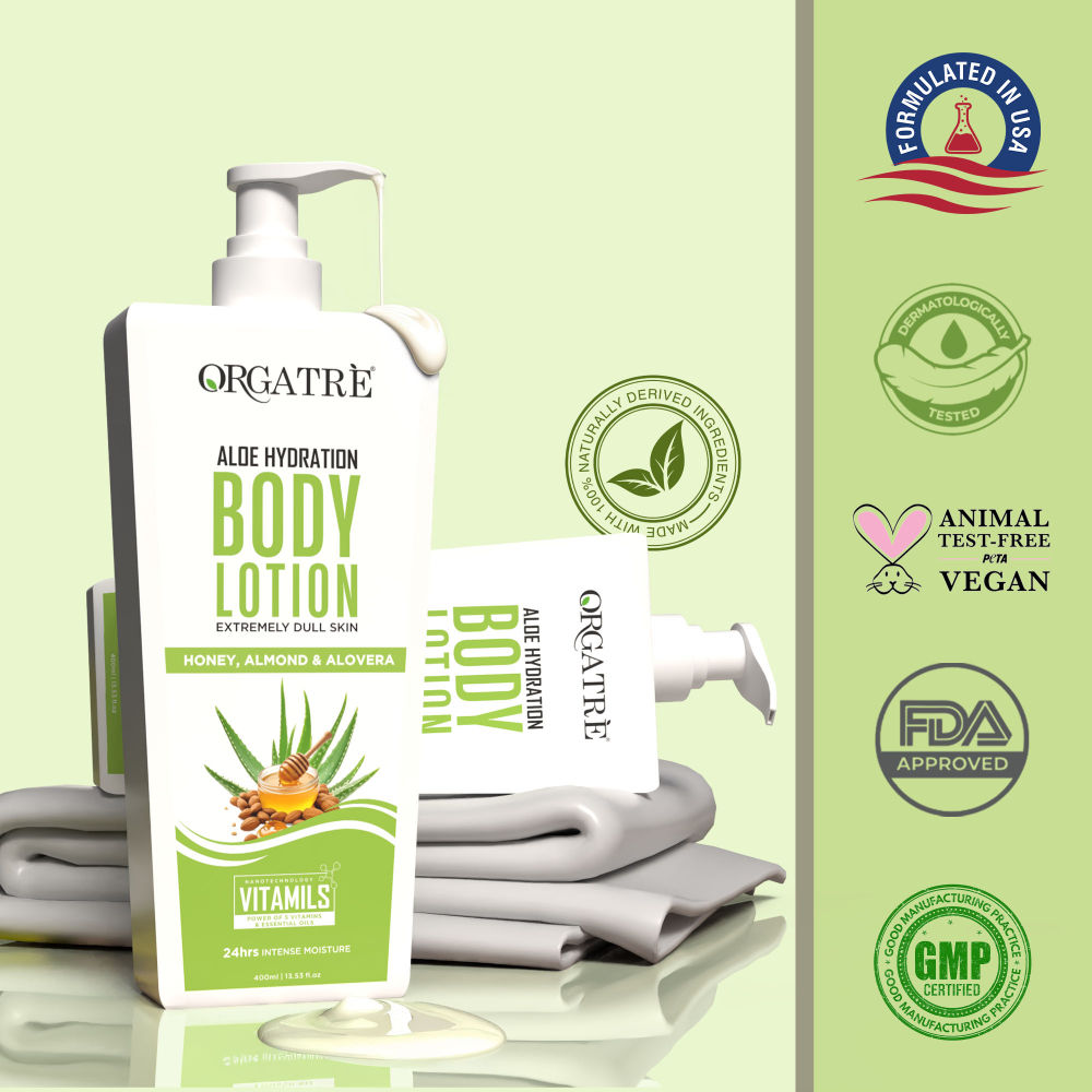 Aloe Hydration Body Lotion Moisturizer - 24 Hrs Intense Nourishment For Dry & Dull Skin