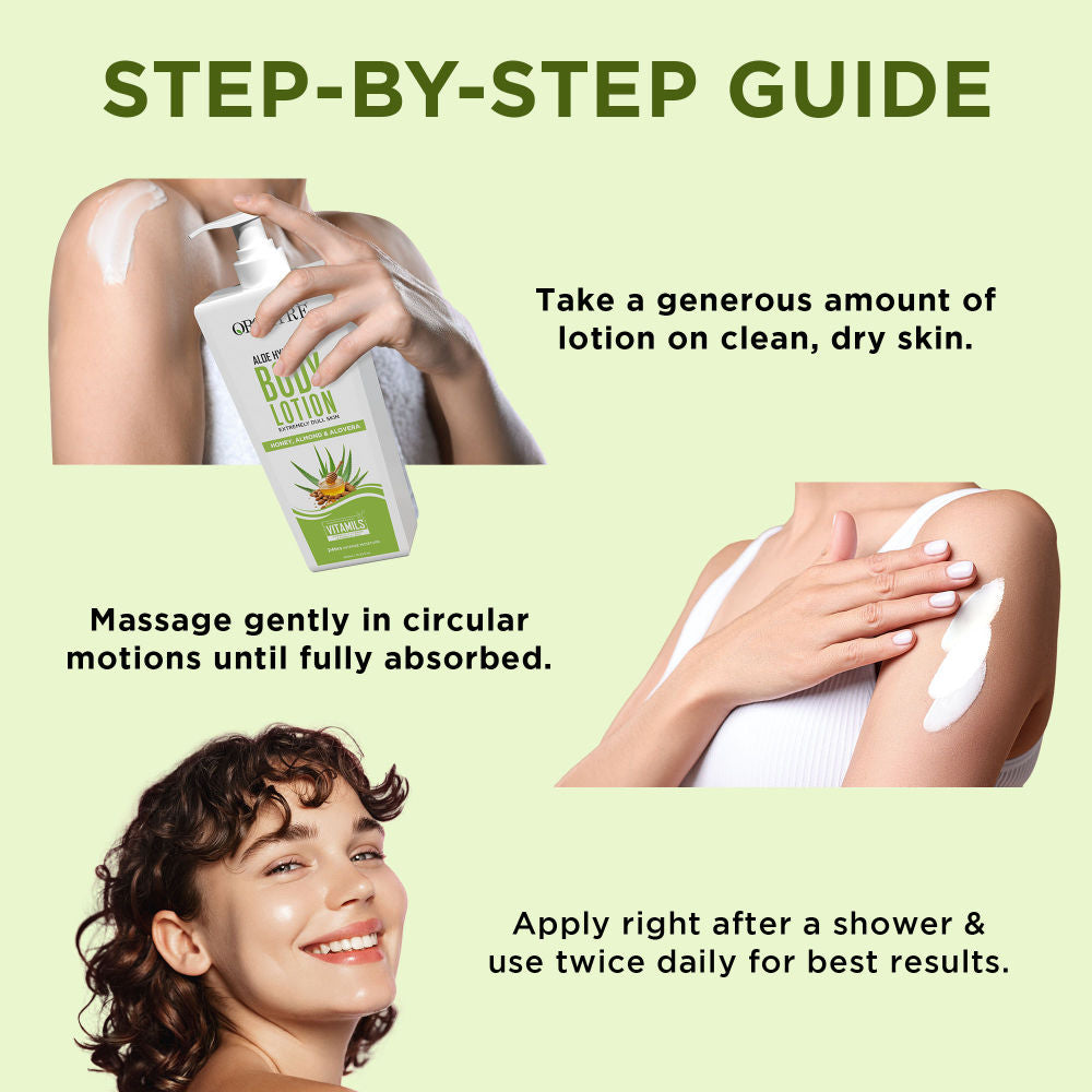 Aloe Hydration Body Lotion Moisturizer - 24 Hrs Intense Nourishment For Dry & Dull Skin