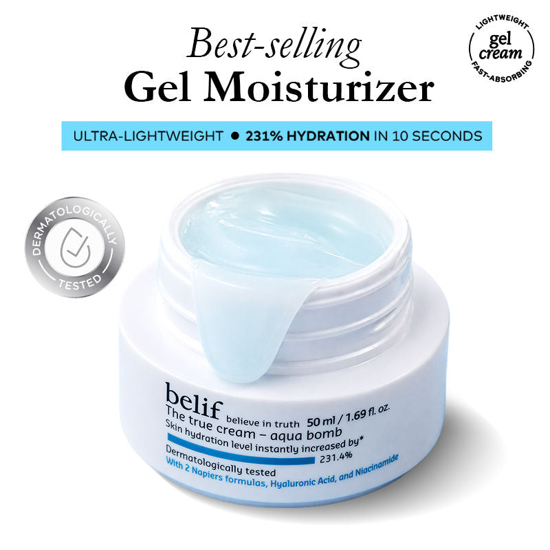 The True Cream Aqua Bomb, Dermat Tested Moisturizer, Increases Skin Hydration By 70%