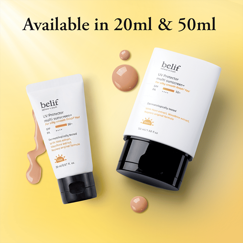 Multi-Vitamin Tinted Korean Sunscreen SPF50+ PA++++ Flawless Poreless Primer, In Vivo Tested