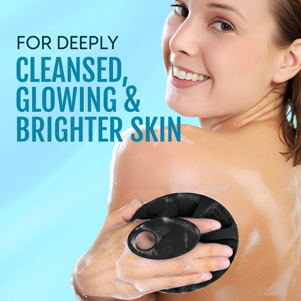 Silicone Body Scrubber Exfoliating Bath Brush