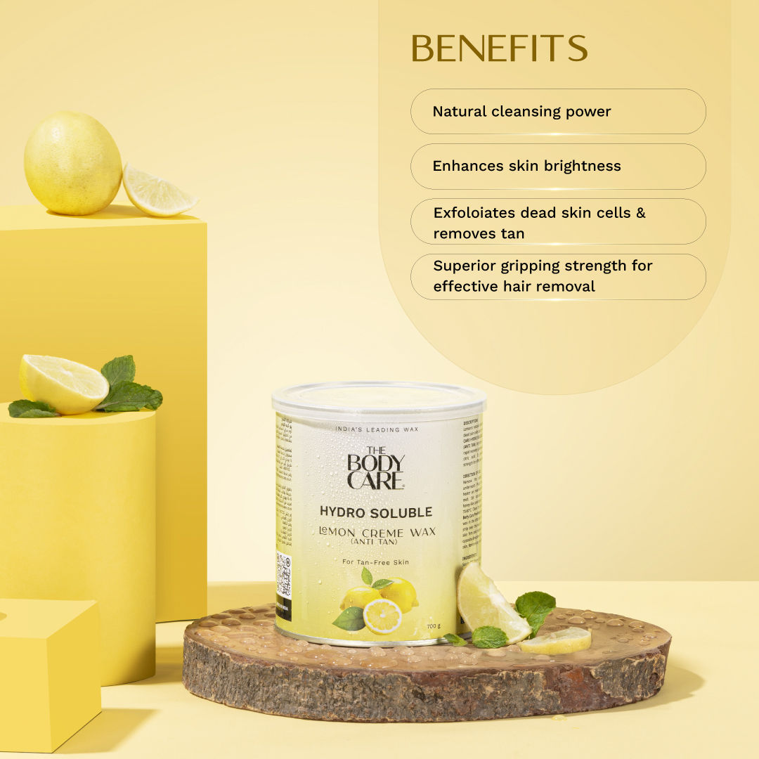 Hydrosoluble Lemon Creme Wax (Anti-Tan)
