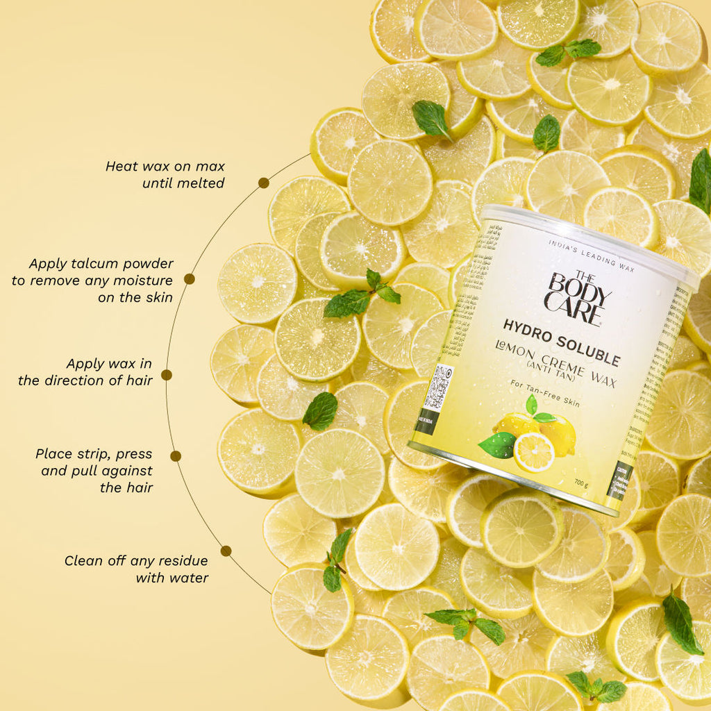 Hydrosoluble Lemon Creme Wax (Anti-Tan)