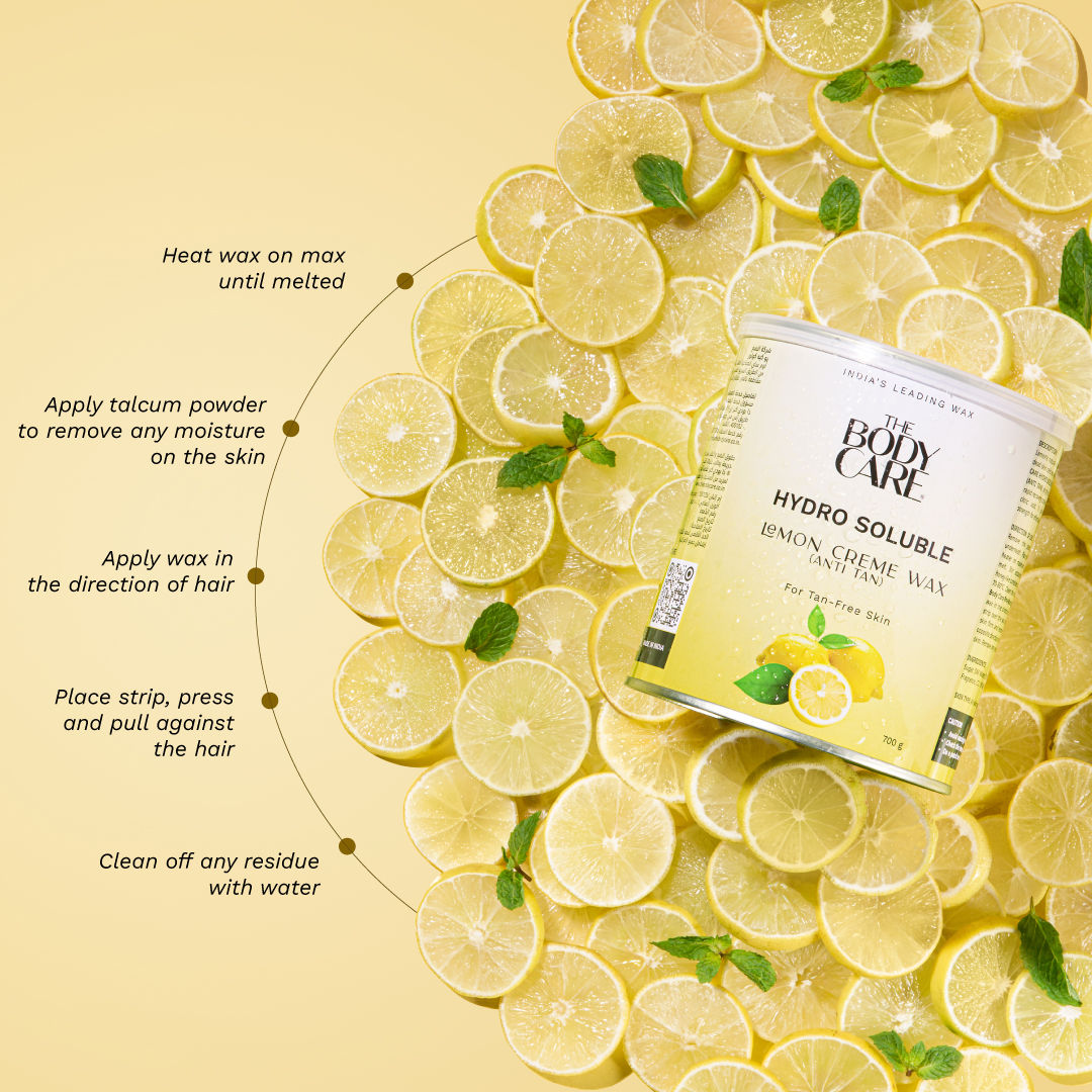 Hydrosoluble Lemon Creme Wax (Anti-Tan)