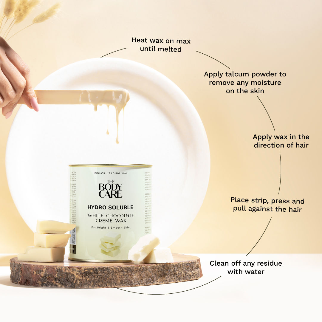 Hydrosoluble White Chocolate Creme Wax