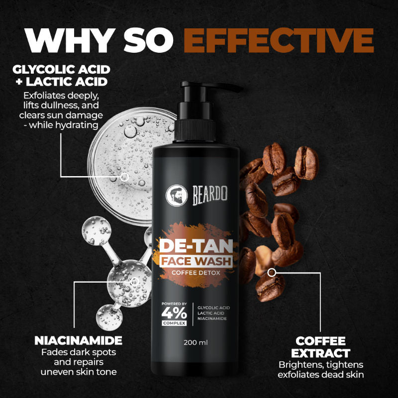 De-Tan Face Wash for Men