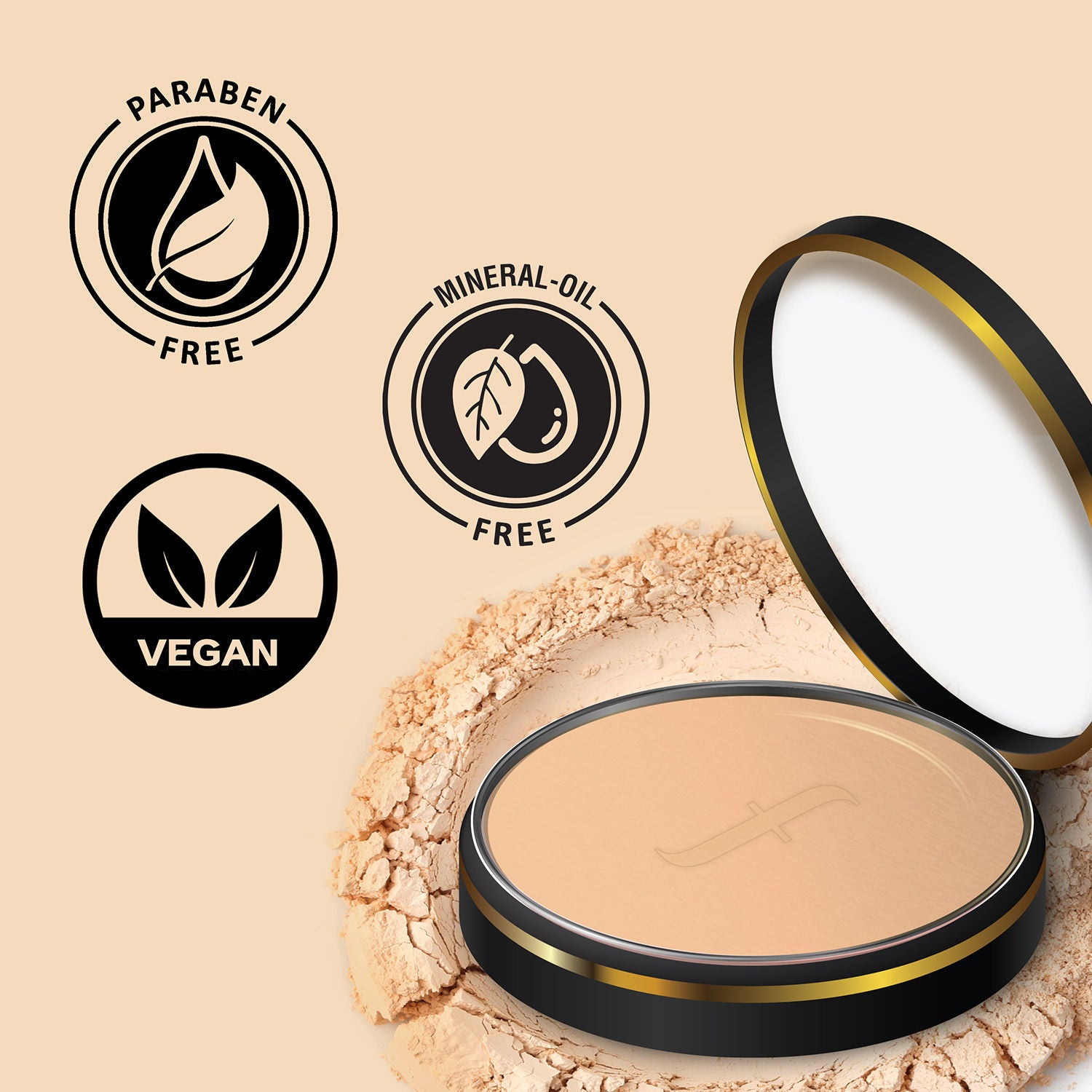 Banana Compact And Baking Powder With Vitamin C & Shea Butter