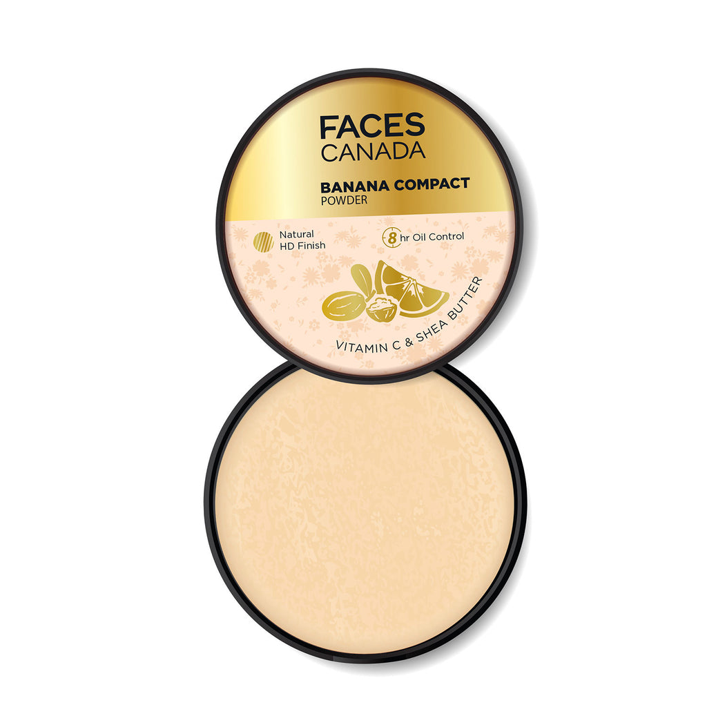 Banana Compact And Baking Powder With Vitamin C & Shea Butter