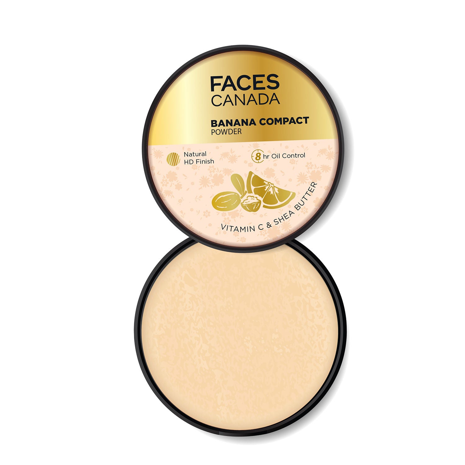 Banana Compact And Baking Powder With Vitamin C & Shea Butter