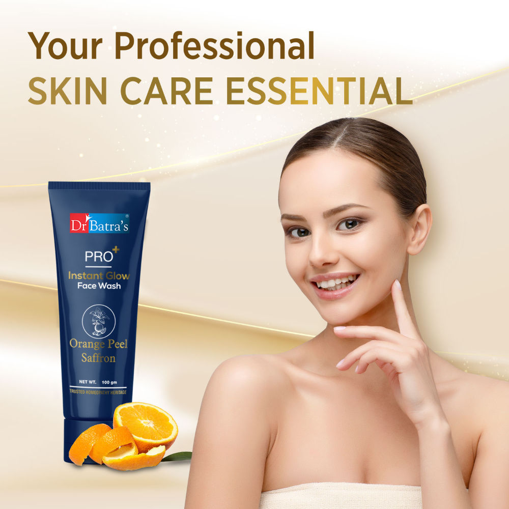 Dr Batra's® PRO+ Instant Glow Face Wash. Rejuvenates Skin.Protects Against Impurities,Natural Glow