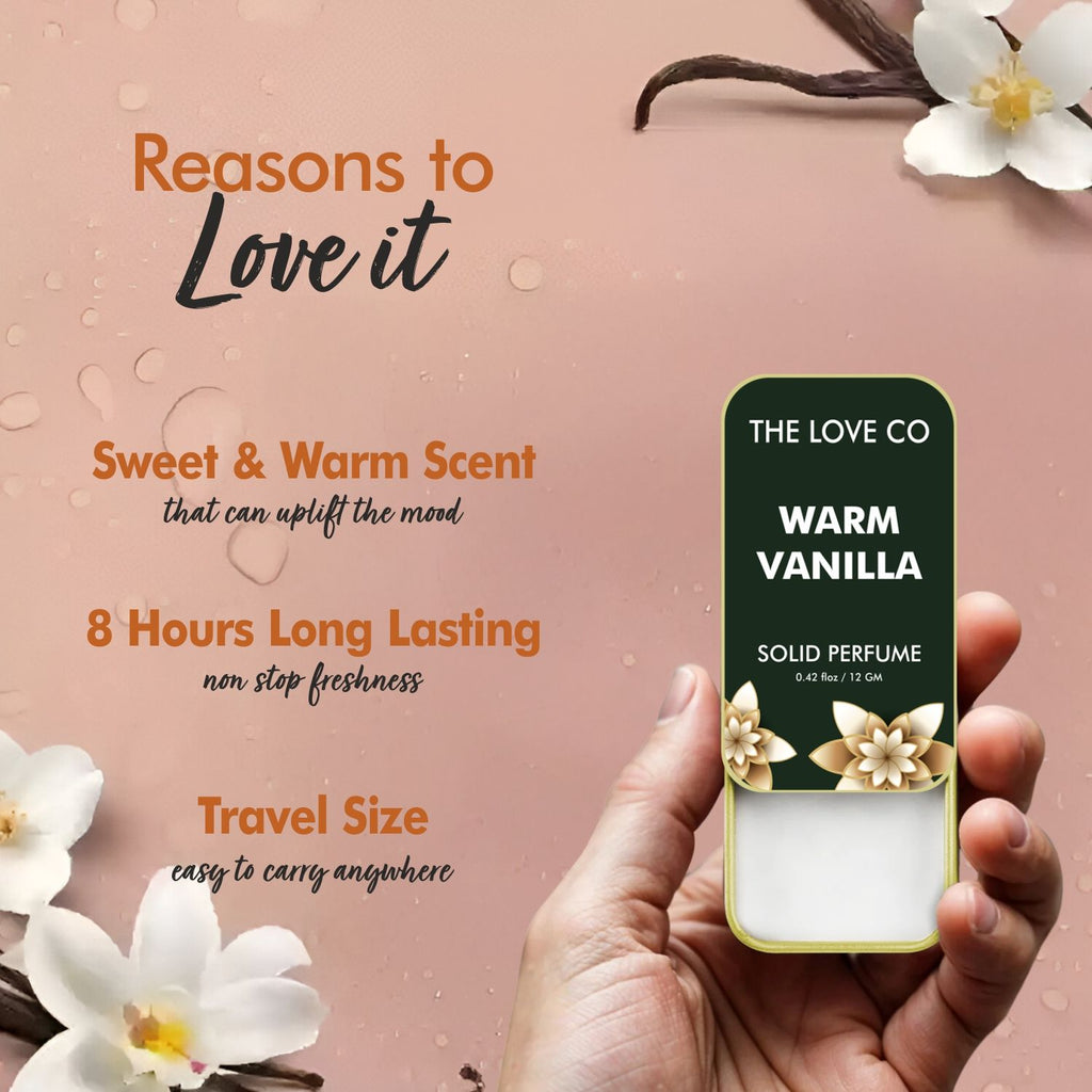 The Love Co Warm Vanilla Solid Perfume