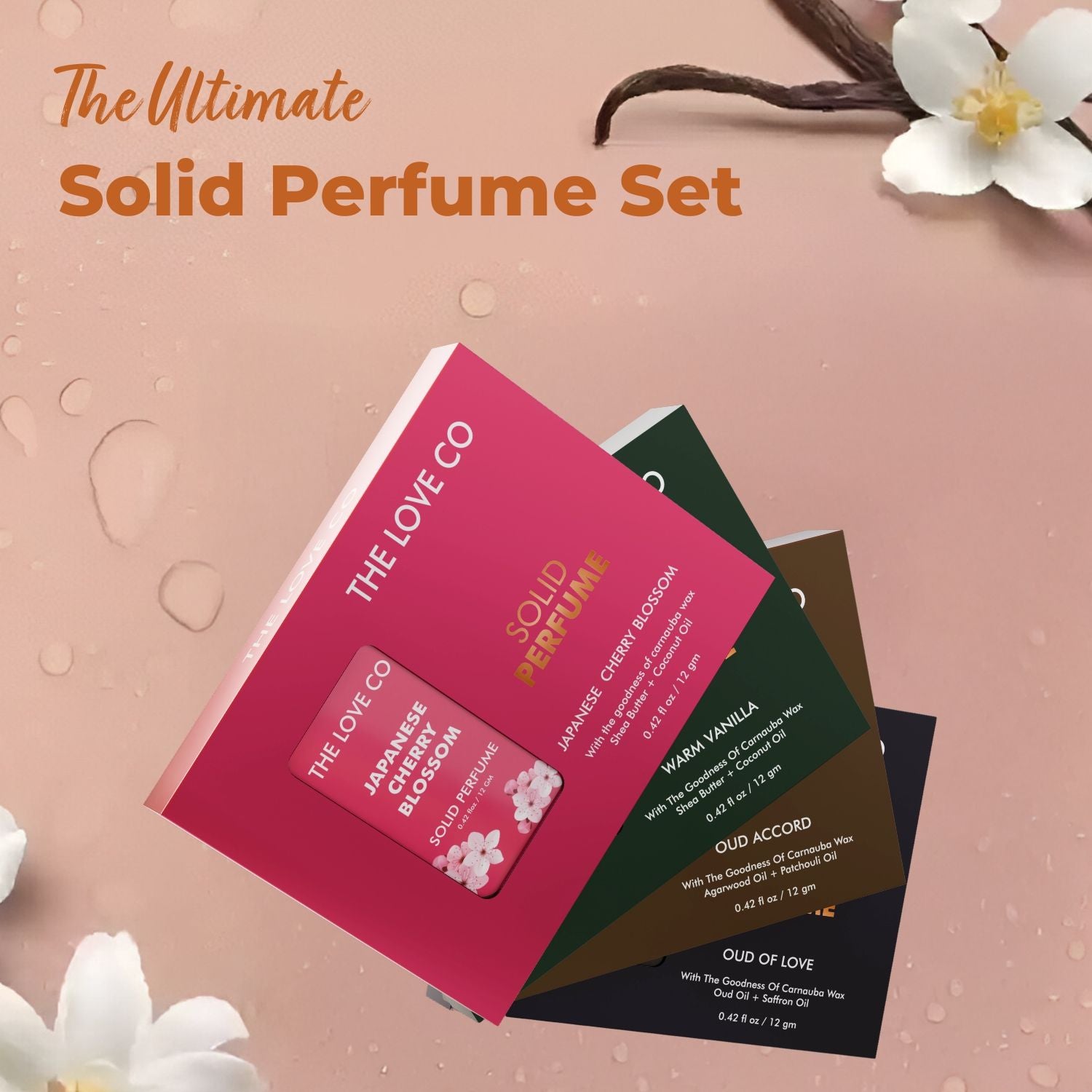 The Love Co Warm Vanilla Solid Perfume