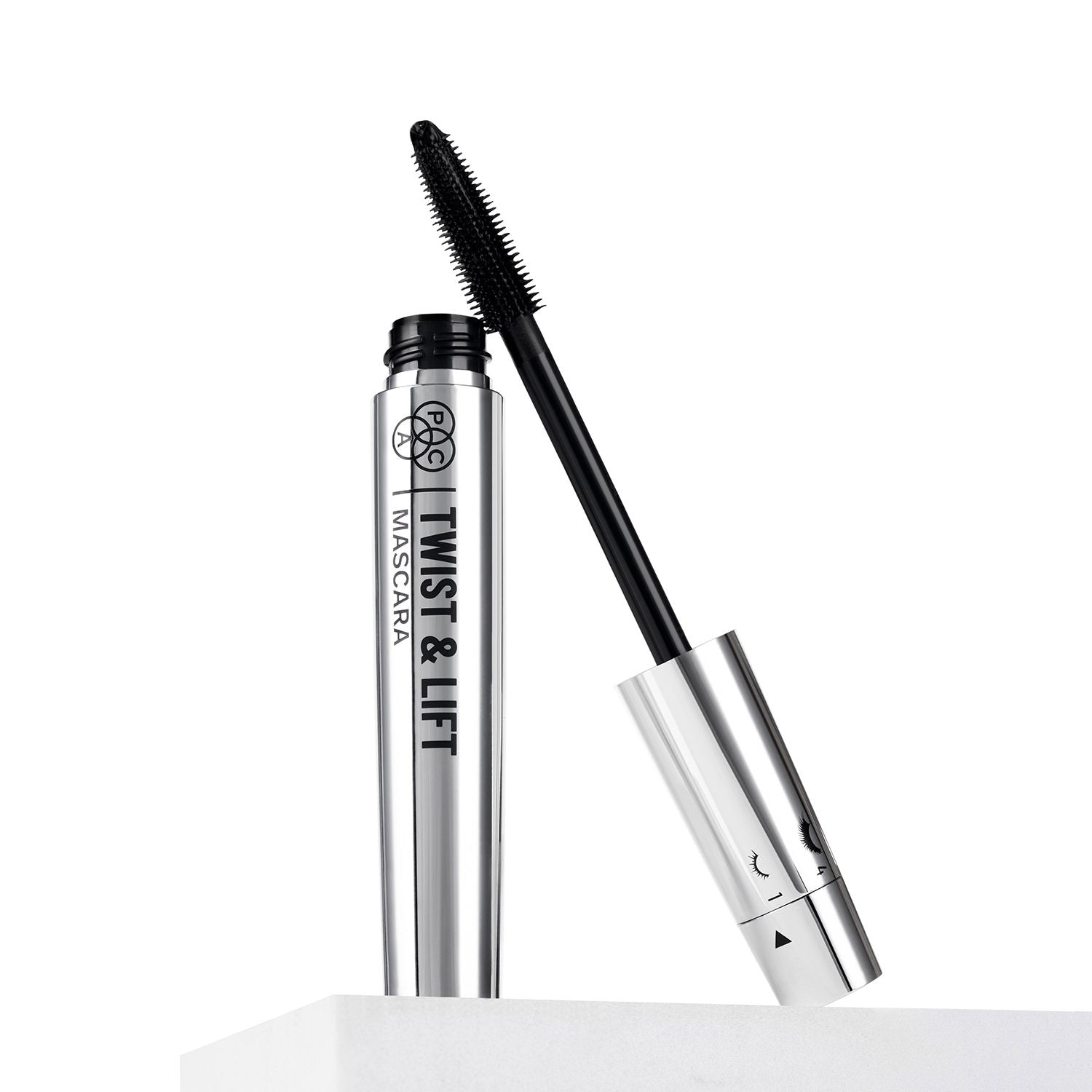 Twist & Lift Mascara - 4-in-1 Mascara Wand, Curls Defines Volumizes & Lifts, Waterproof