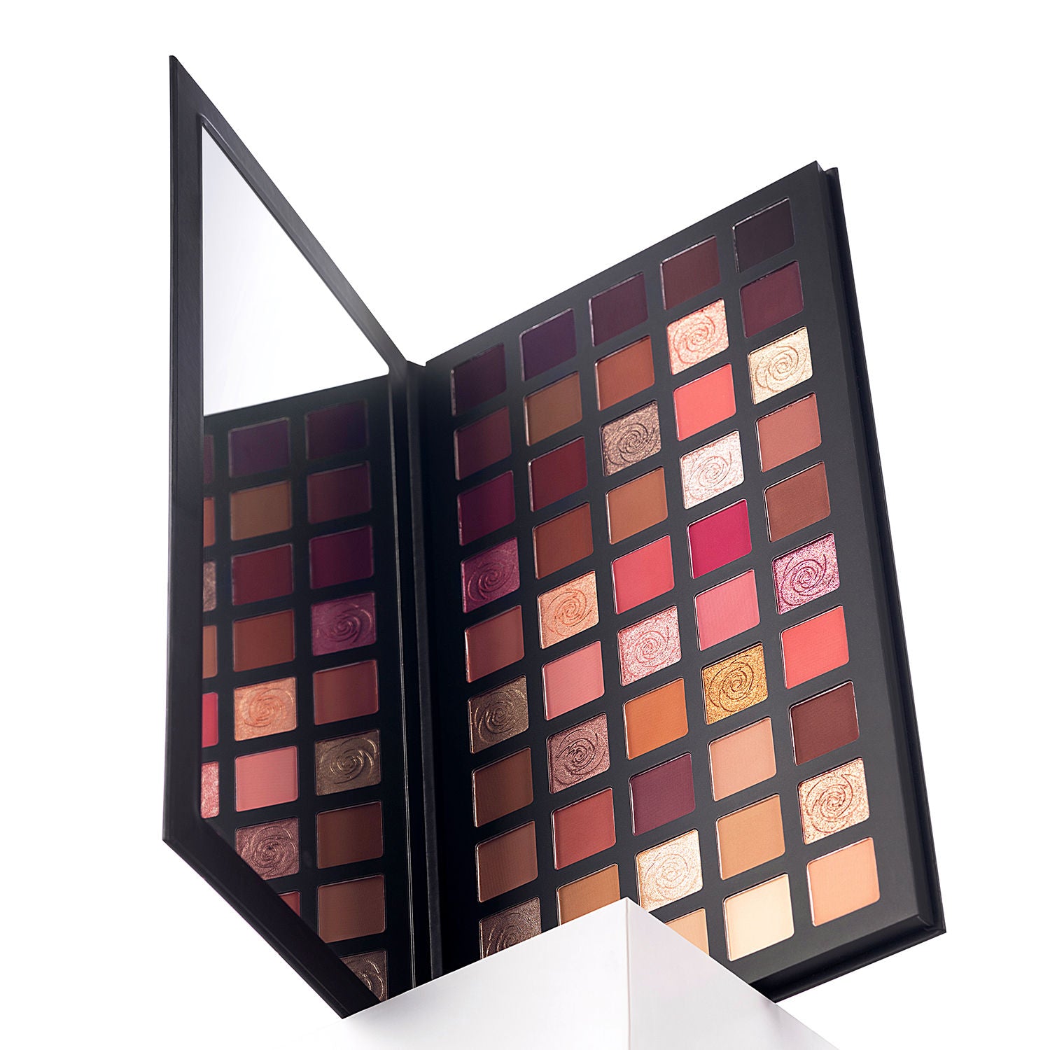 Rock & Rose Eyeshadow Palette - Blendable Mattes, Shimmers & Chromes, Perfect Transition Shades