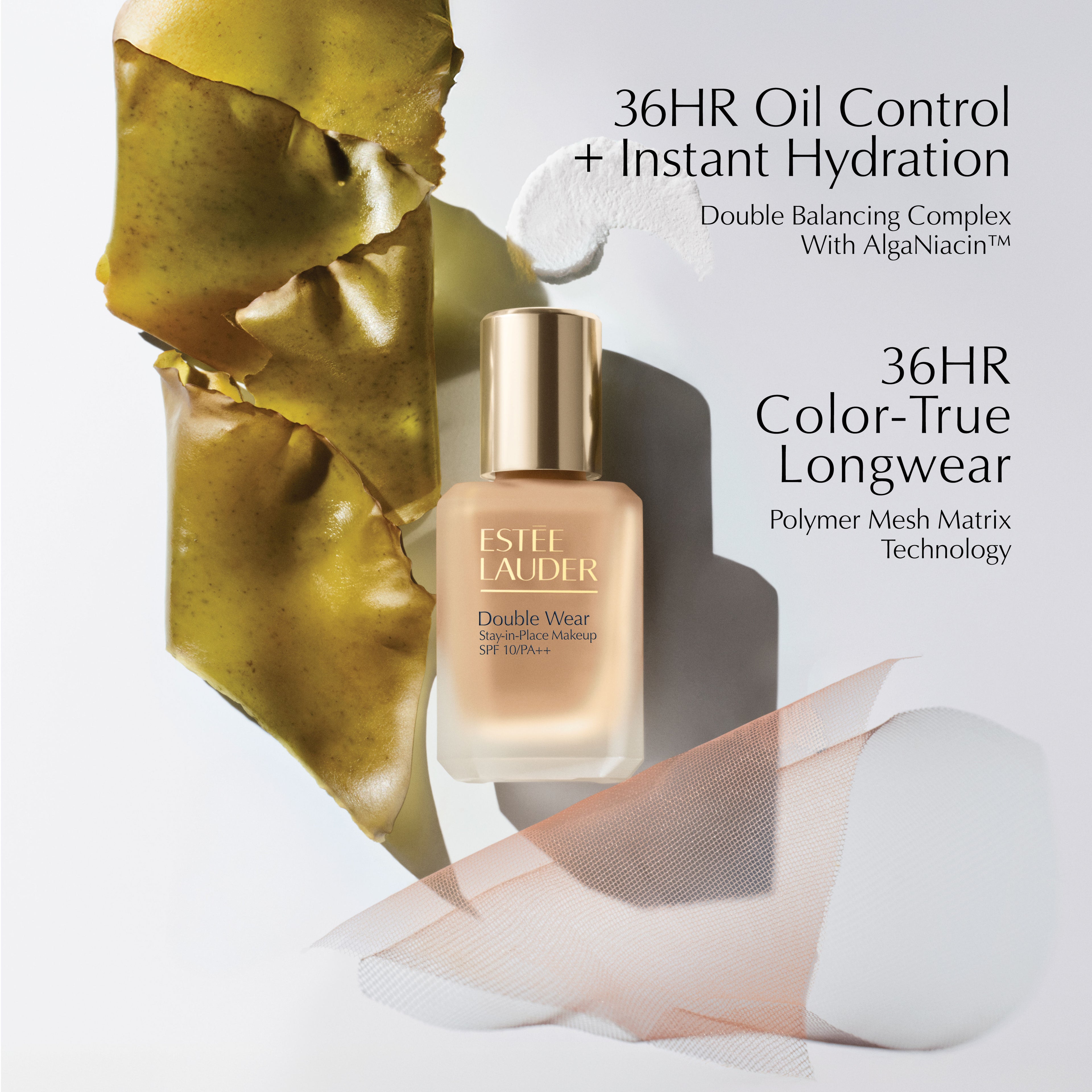 Double Wear Stay-In-Place Longwear Matte Foundation SPF 10-5N3 Spiced Amber