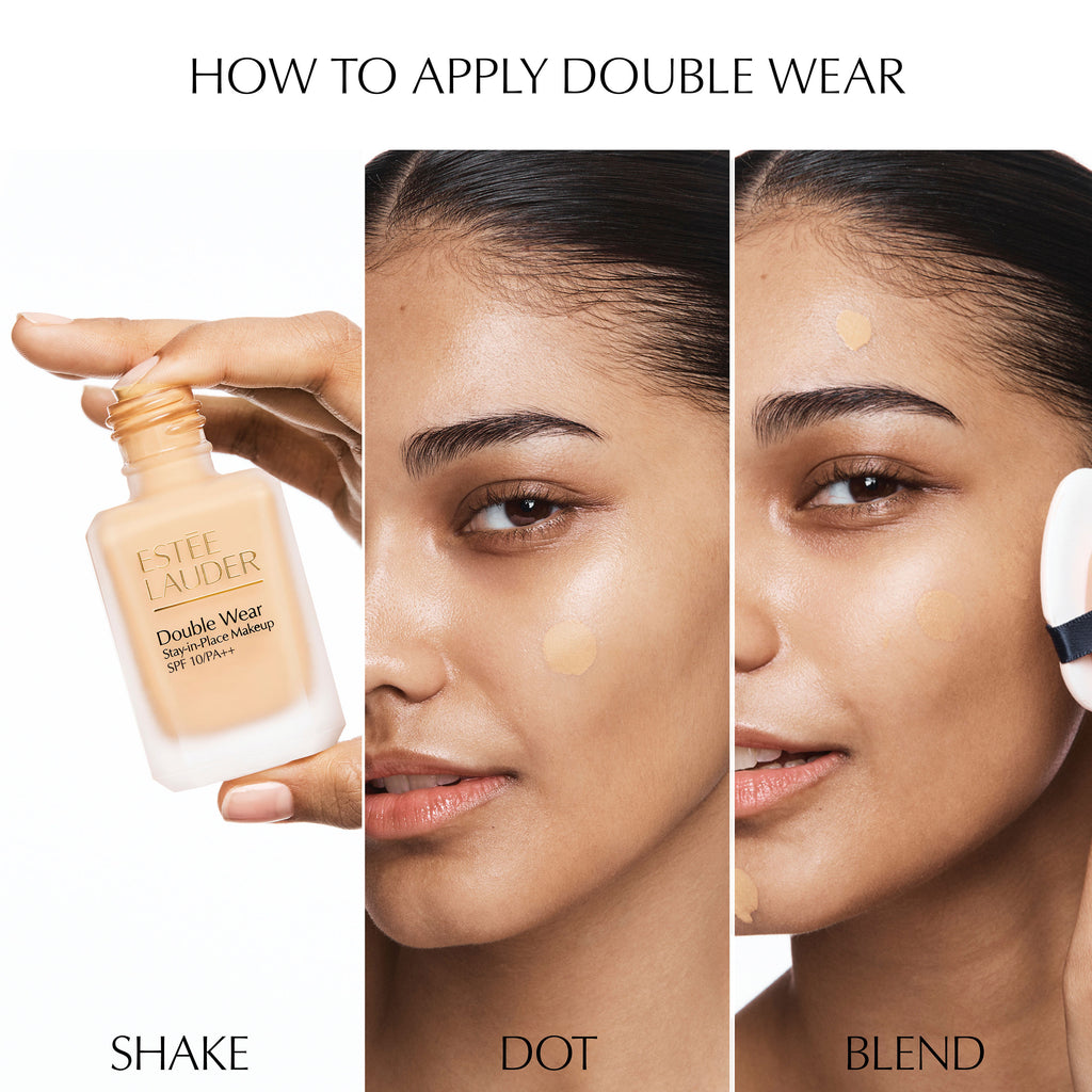 Double Wear Travel Size Stay-In-Place Longwear Matte Foundation SPF 10