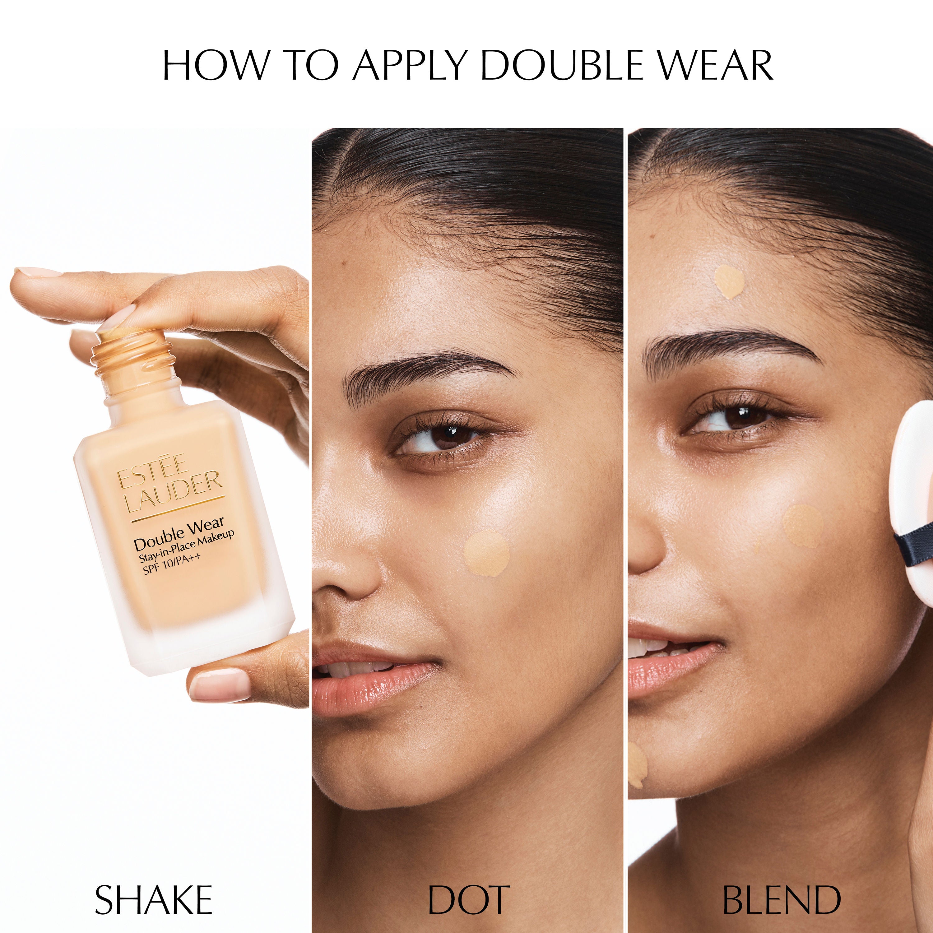 Double Wear Travel Size Stay-In-Place Longwear Matte Foundation SPF 10