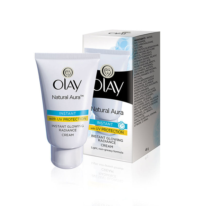 Natural White Instant Glowing Fairness Skin Cream with UV Protection