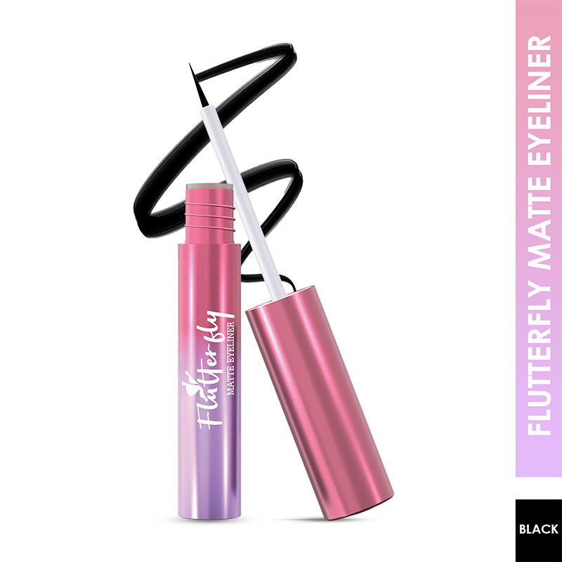 Flutterfly Matte Eyeliner - Black