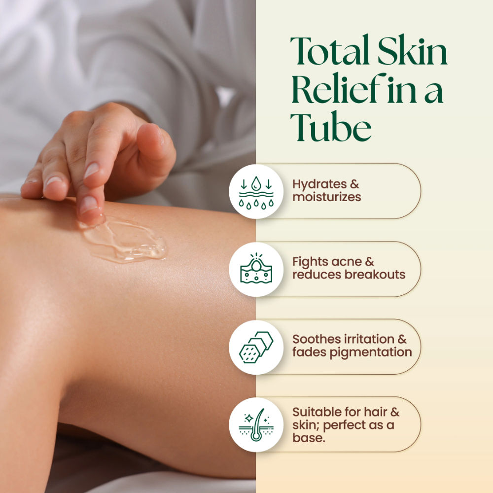 Enriched With Rose And Cucumber Aloe Vera Gel