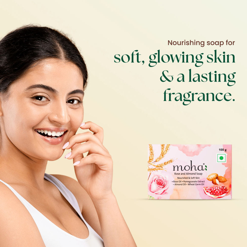 Rose & Almond Soap Nourishing Soap For Soft Radiant Skin