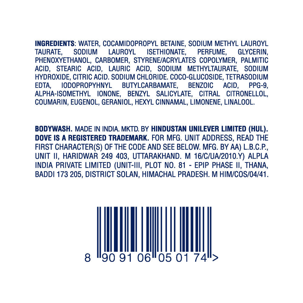 Dryness Care Bodywash With Triple Hydration Serum